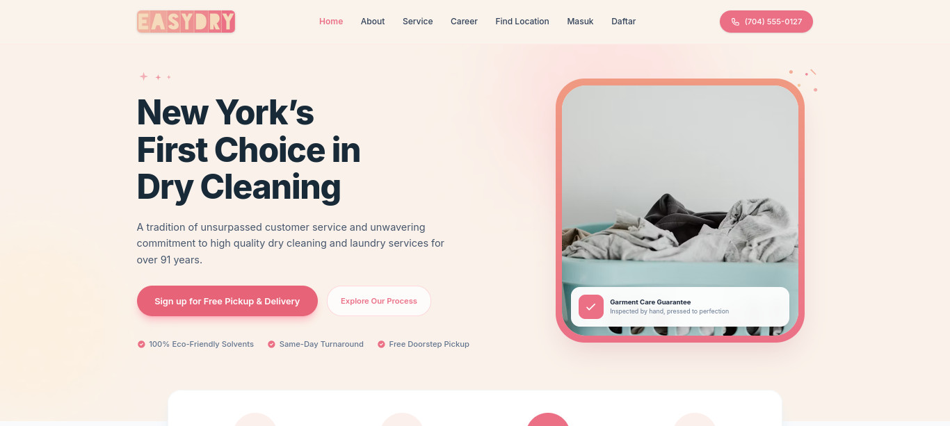EasyDry — Manajemen Laundry