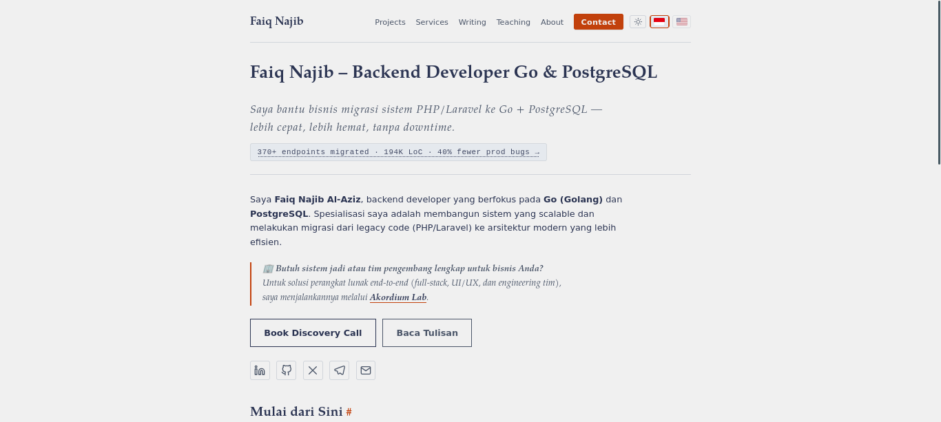 Blogfolio — Publishing & Portofolio